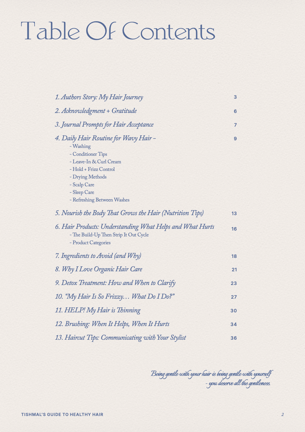 Tishmal's Healthy Hair Handbook